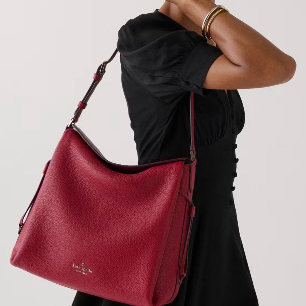 Kate Spade (NWT) Red Jam Dumpling Large Shoulder Bag